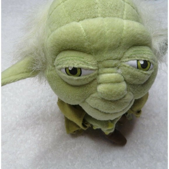 Vintage Star Wars Yoda Stuffed Plush Doll Toy Lucas film LTD 8" - Picture 7 of 10